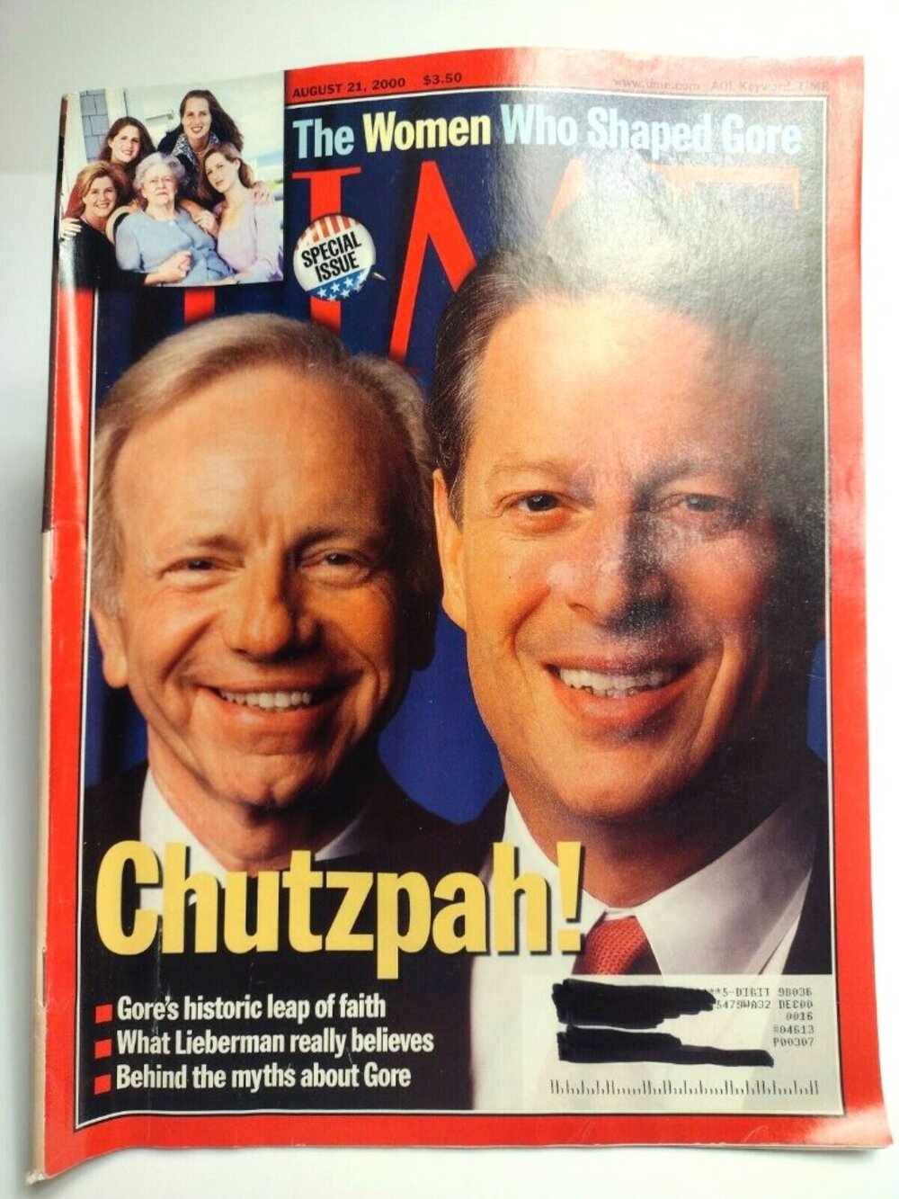 Time Magazine The Women Who Shaped Al Gore August 2000 Democrats Politics